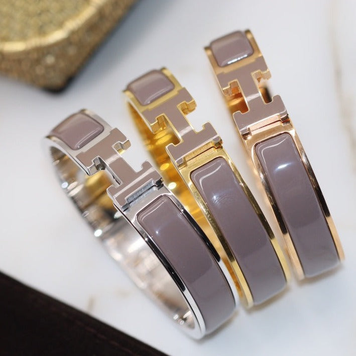 [：Polaidi Jewelry]H BRACELET 12MM BROWN
