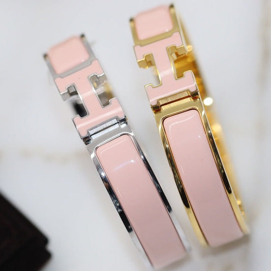 [Polaidi Jewelry]H BRACELET 12MM PINK