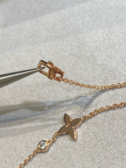 [Polaidi Jewelry]STAR DIAMOND PINK GOLD BRACELET