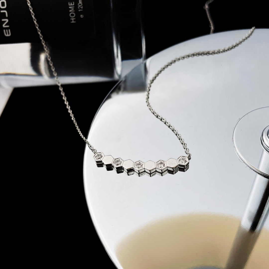 [Polaidi Jewelry]BEE MY LOVE DIAMOND NECKLACE