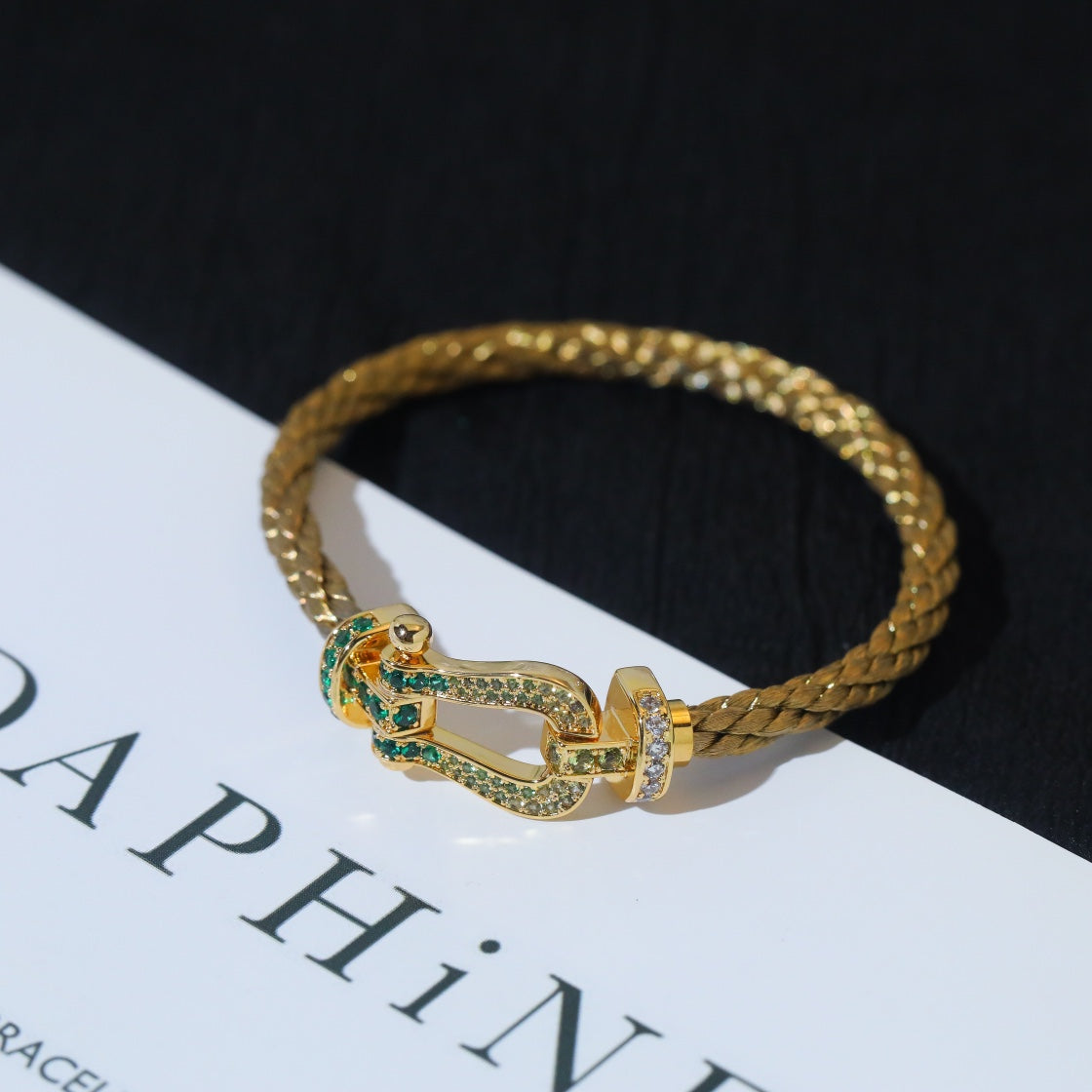 [：Polaidi Jewelry]FORCE 10 GOLD GREEN DIAMOND PAVED