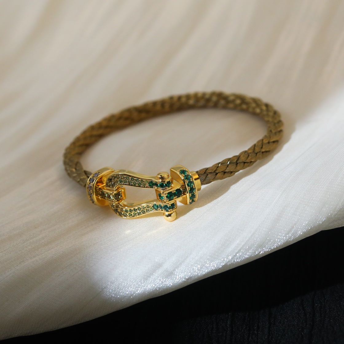 [：Polaidi Jewelry]FORCE 10 GOLD GREEN DIAMOND PAVED