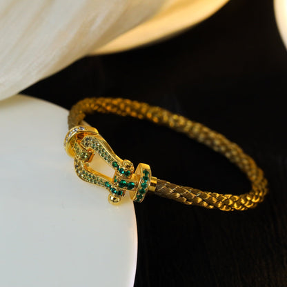 [Polaidi Jewelry]FORCE 10 GOLD GREEN DIAMOND PAVED