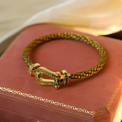 [Polaidi Jewelry]FORCE 10 GOLD GREEN DIAMOND PAVED