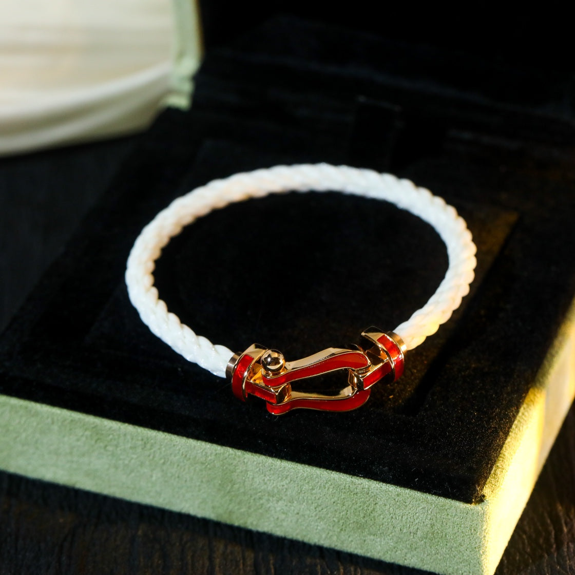 [：Polaidi Jewelry]FORCE 10 WHITE TEXTILE DIAMOND PAVED