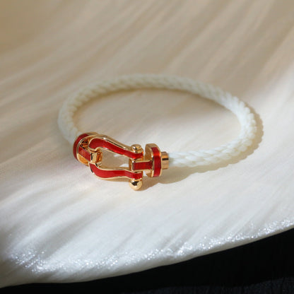 [Polaidi Jewelry]FORCE 10 WHITE TEXTILE DIAMOND PAVED