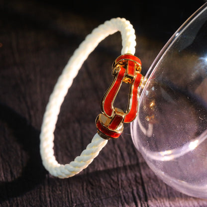 [Polaidi Jewelry]FORCE 10 WHITE TEXTILE DIAMOND PAVED