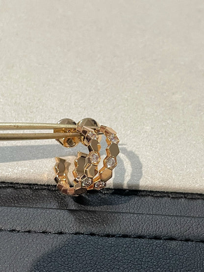 [：Polaidi Jewelry]Hollow Design Four-Leaf Clover Flower Shape Earrings