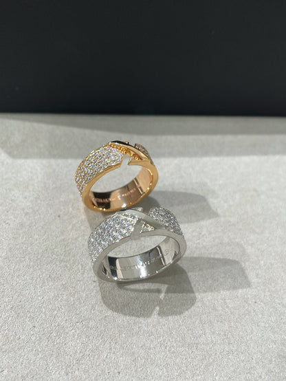 [：Polaidi Jewelry]LIENS EVIDENCE  DIAMOND PAVED RING
