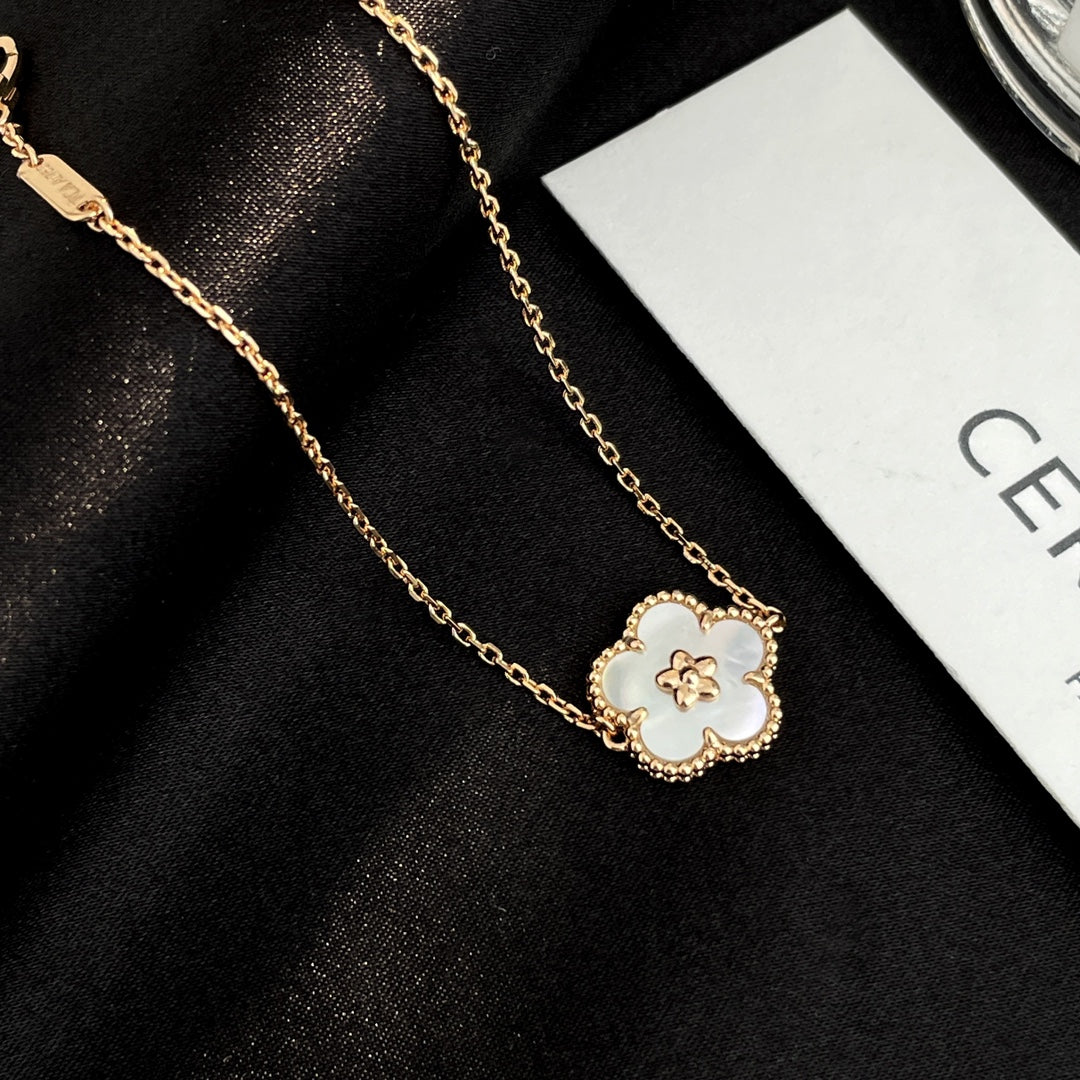 [：Polaidi Jewelry]LUCKY SPRING ROSE GOLD MOP BRACELET