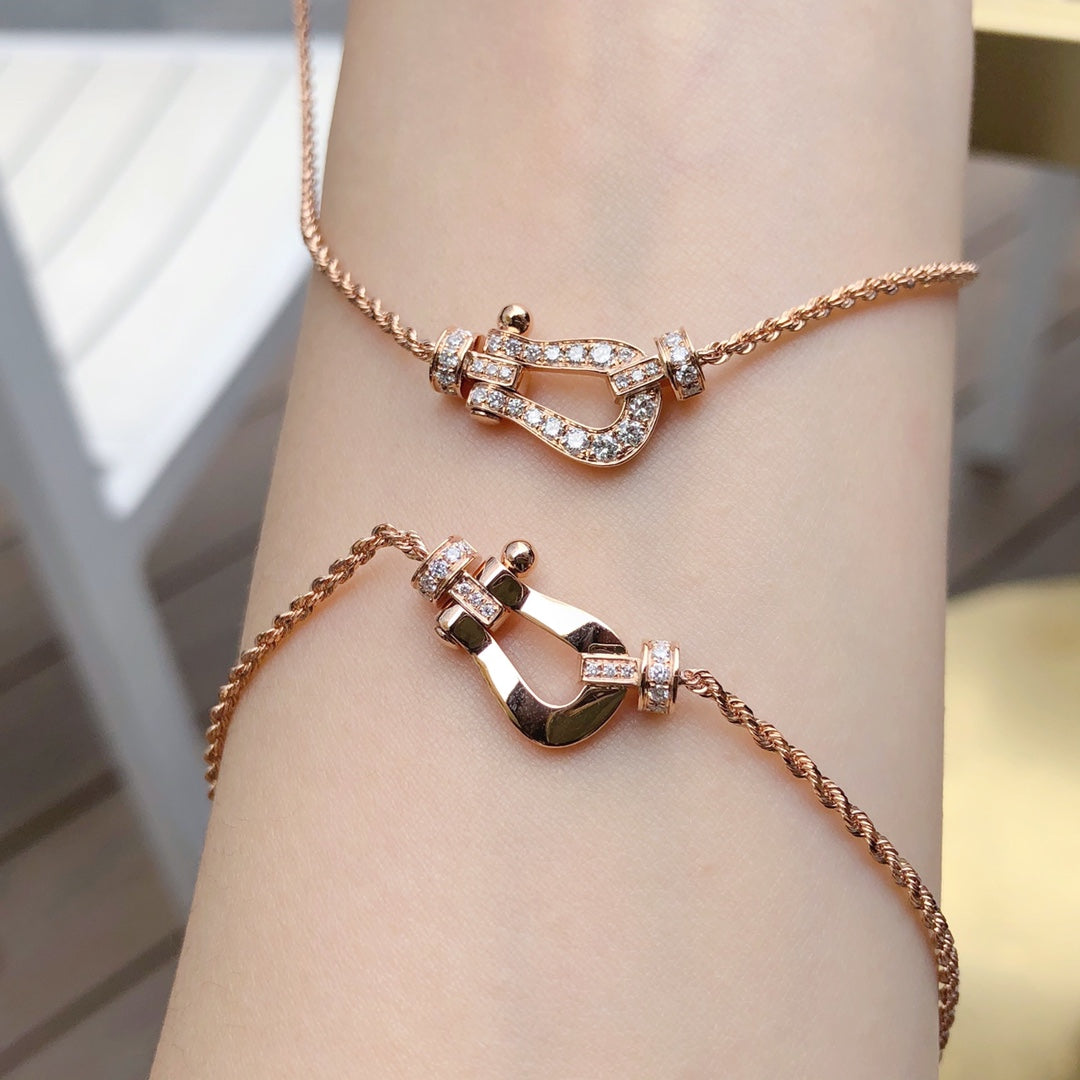 [Polaidi Jewelry]FORCE 10 PINK GOLD DIAMOND NECKLACE