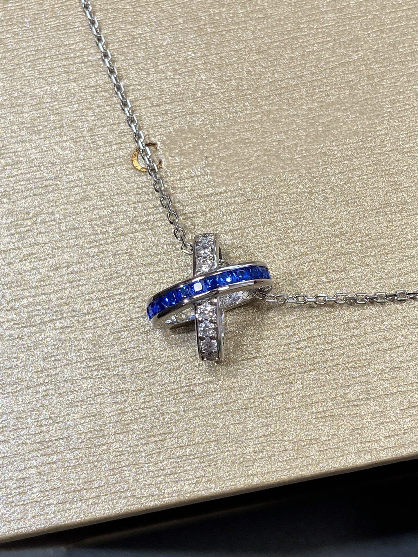 [：Polaidi Jewelry]LIENS DIAMOND SILVER NECKLACE
