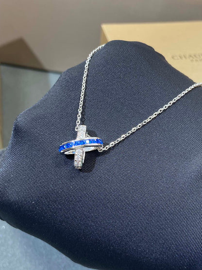 [Polaidi Jewelry]LIENS DIAMOND SILVER NECKLACE
