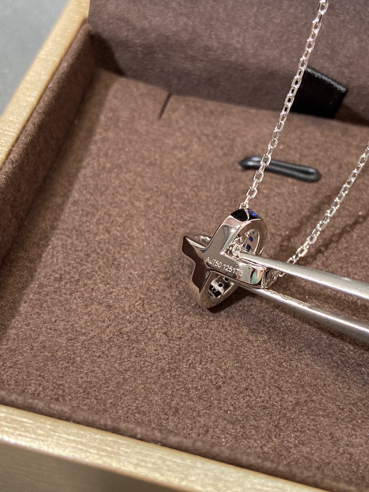 [Polaidi Jewelry]LIENS DIAMOND SILVER NECKLACE