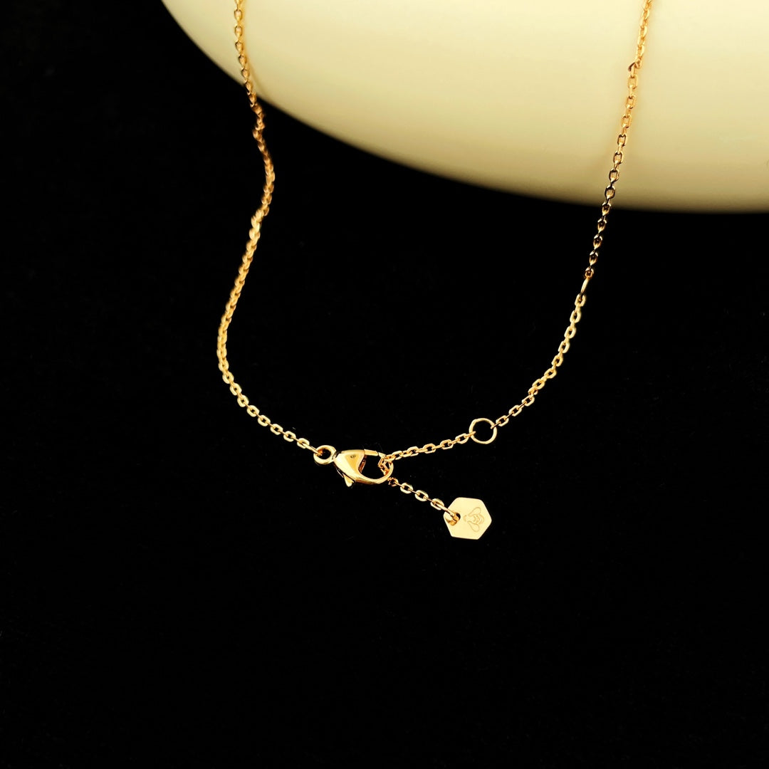 [：Polaidi Jewelry]BEE MINI PEDANT DIAMOND NECKLACE