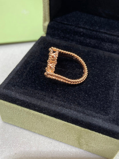 [Polaidi Jewelry]CLOVER RIVERSIBLE ROSE GOLD RING