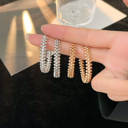 [Polaidi Jewelry]CLASH HOOP EARRINGS