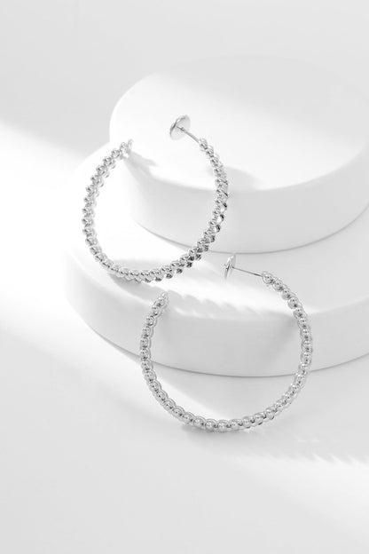 [Polaidi Jewelry]CLASH HOOP EARRINGS