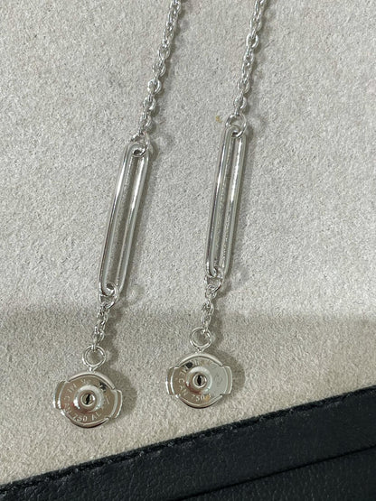 [：Polaidi Jewelry]CHAINE CHAOS DIAMOND DROP EARRINGS