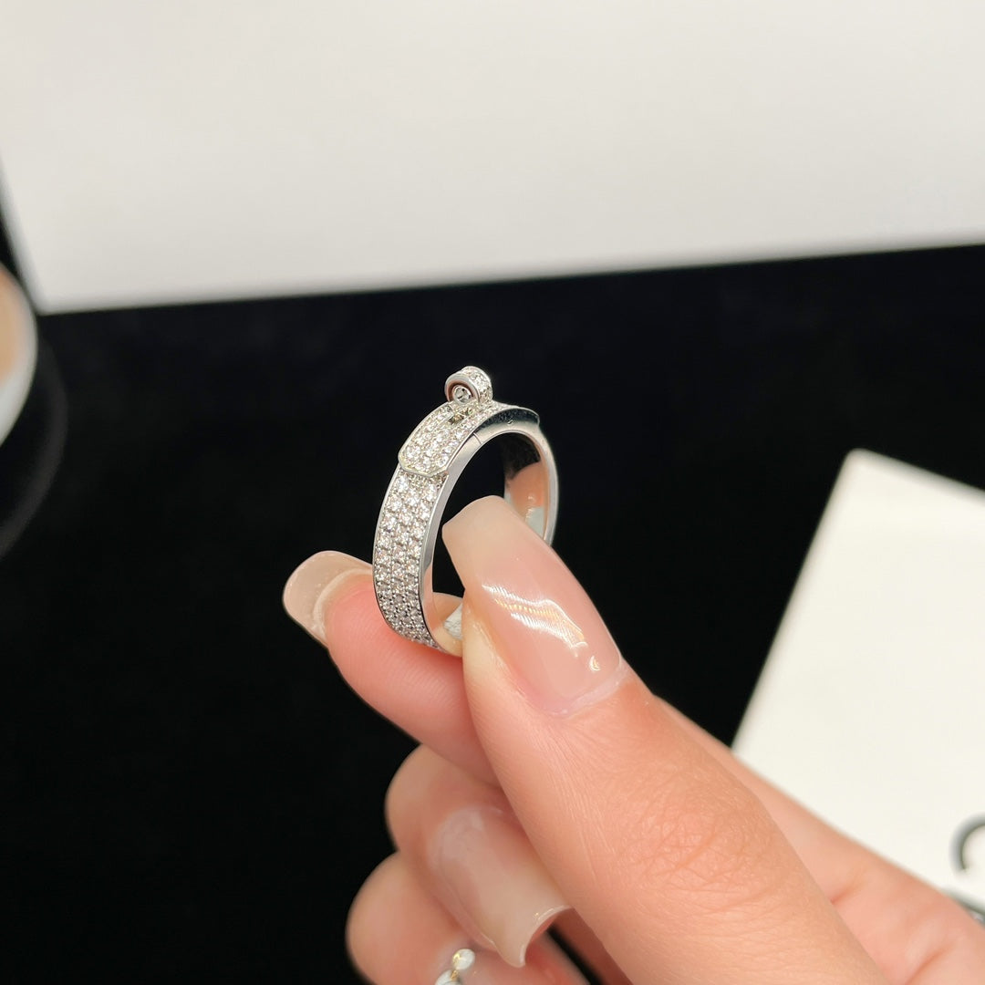 [Polaidi Jewelry]KELLY SILVER DIAMOND RING