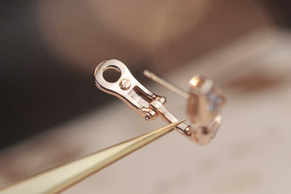 [Polaidi Jewelry]SERPENT PINK GOLD DIAMOND EARRINGS