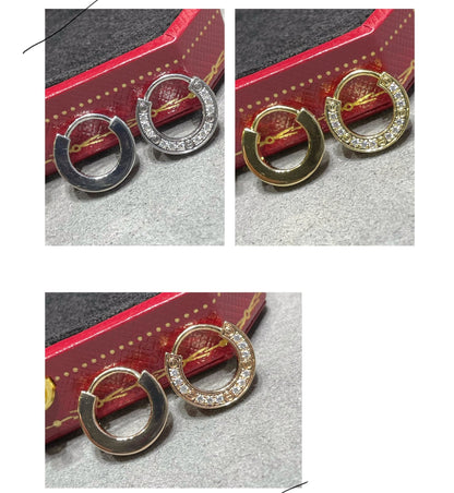 [Polaidi Jewelry]LOVE DIAMOND EARRINGS