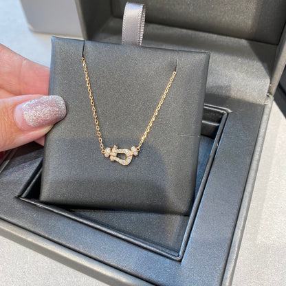 [Polaidi Jewelry]FORCE 10 DIAMOND PINK GOLD NECKLACE MINI MODEL