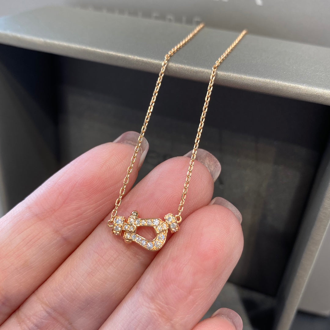 [：Polaidi Jewelry]FORCE 10 DIAMOND PINK GOLD NECKLACE MINI MODEL