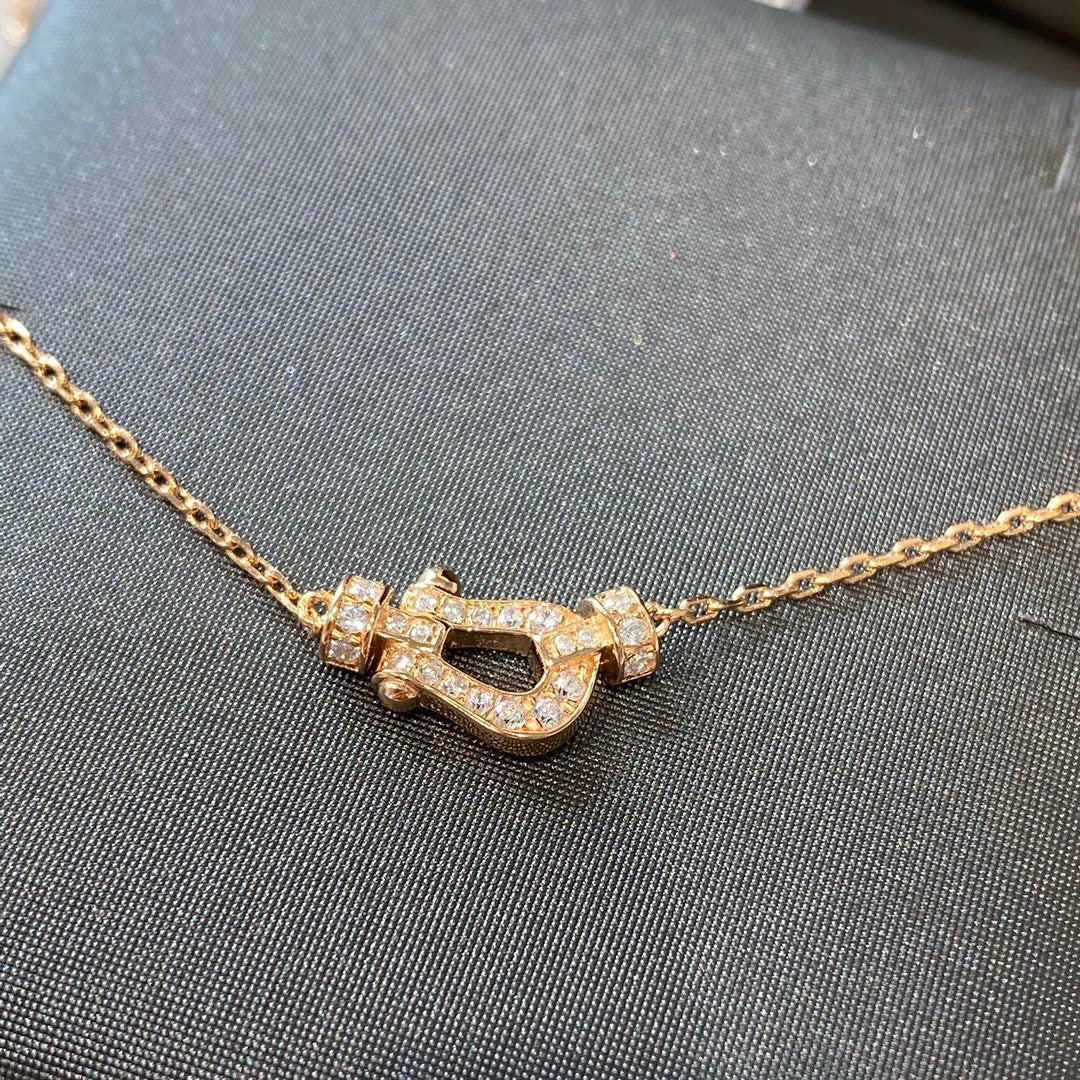 [：Polaidi Jewelry]FORCE 10 DIAMOND PINK GOLD NECKLACE MINI MODEL