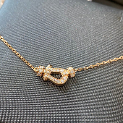 [Polaidi Jewelry]FORCE 10 DIAMOND PINK GOLD NECKLACE MINI MODEL