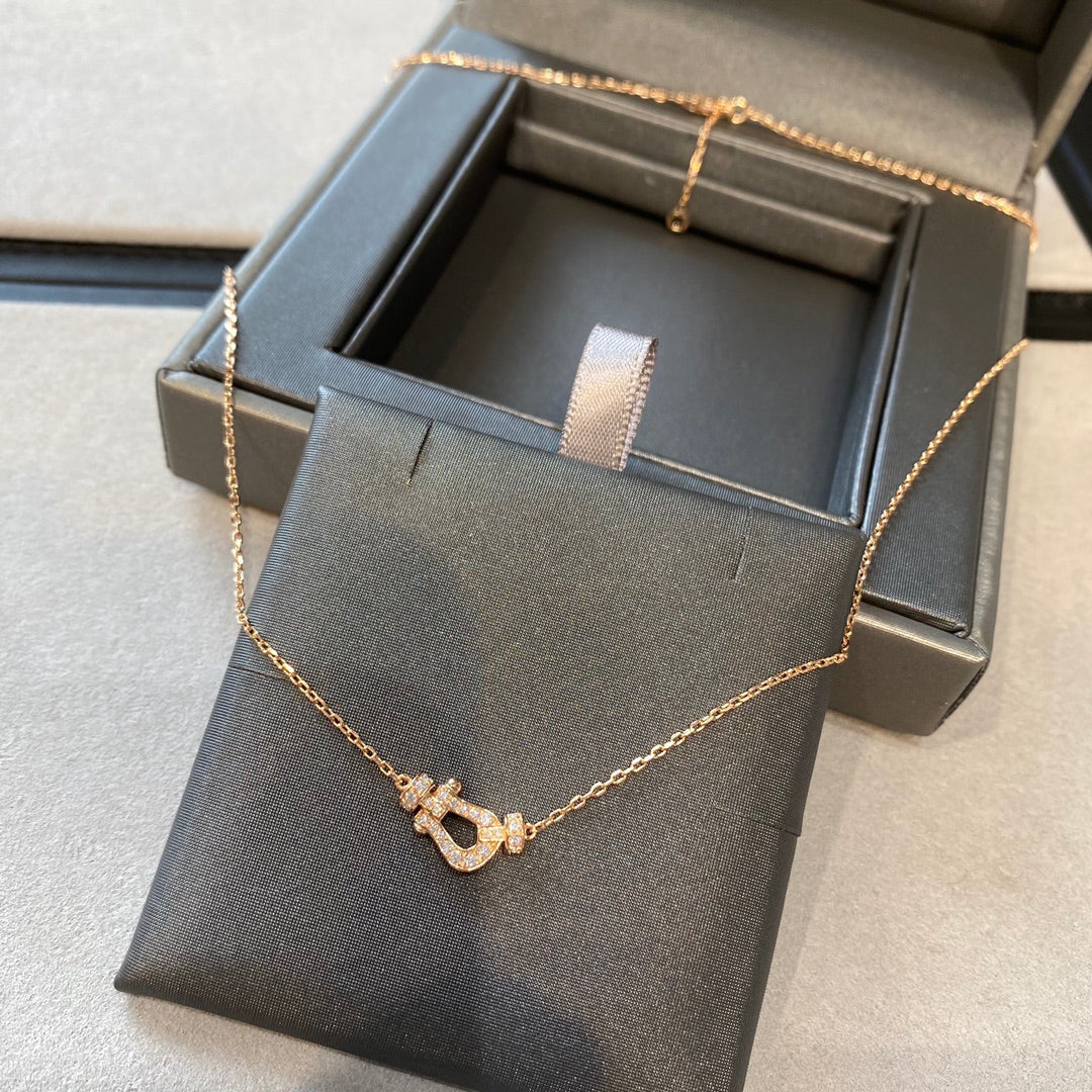 [：Polaidi Jewelry]FORCE 10 DIAMOND PINK GOLD NECKLACE MINI MODEL