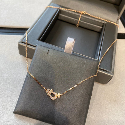 [：Polaidi Jewelry]FORCE 10 DIAMOND PINK GOLD NECKLACE MINI MODEL
