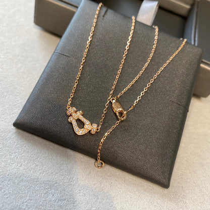 [Polaidi Jewelry]FORCE 10 DIAMOND PINK GOLD NECKLACE MINI MODEL