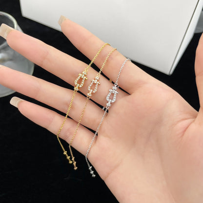 [Polaidi Jewelry]FORCE 10 FULL DIAMOND BUCKLE CHAIN LINK MINI MODEL