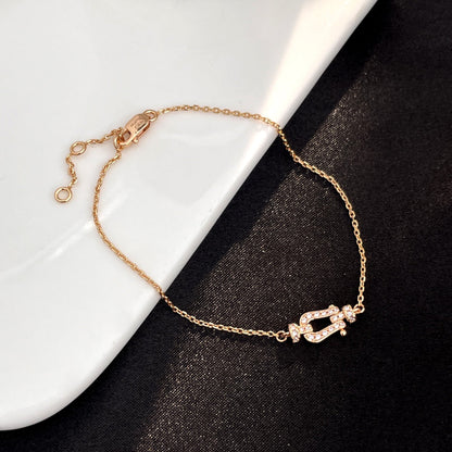 [：Polaidi Jewelry]FORCE 10 FULL DIAMOND BUCKLE CHAIN LINK MINI MODEL