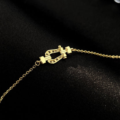 [：Polaidi Jewelry]FORCE 10 FULL DIAMOND BUCKLE CHAIN LINK MINI MODEL