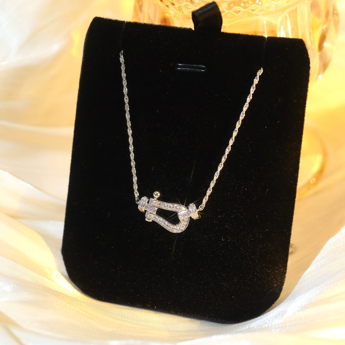[：Polaidi Jewelry]FORCE 10 DIAMOND SILVER NECKLACE MINI MODEL