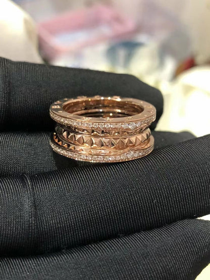 [Polaidi Jewelry]ZERO 1 ROCK DIAMOND PINK GOLD
