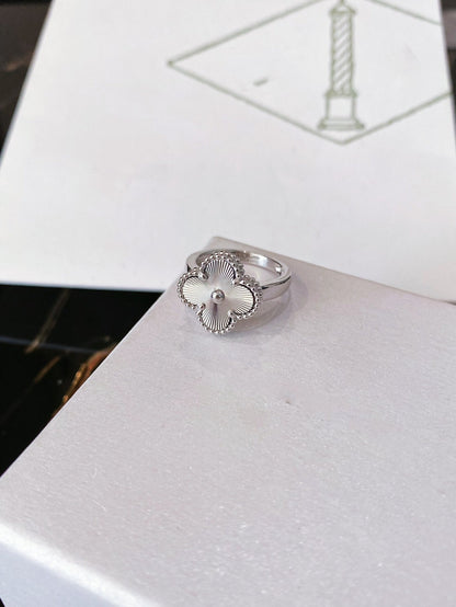 [Polaidi Jewelry]CLOVER SILVER RING