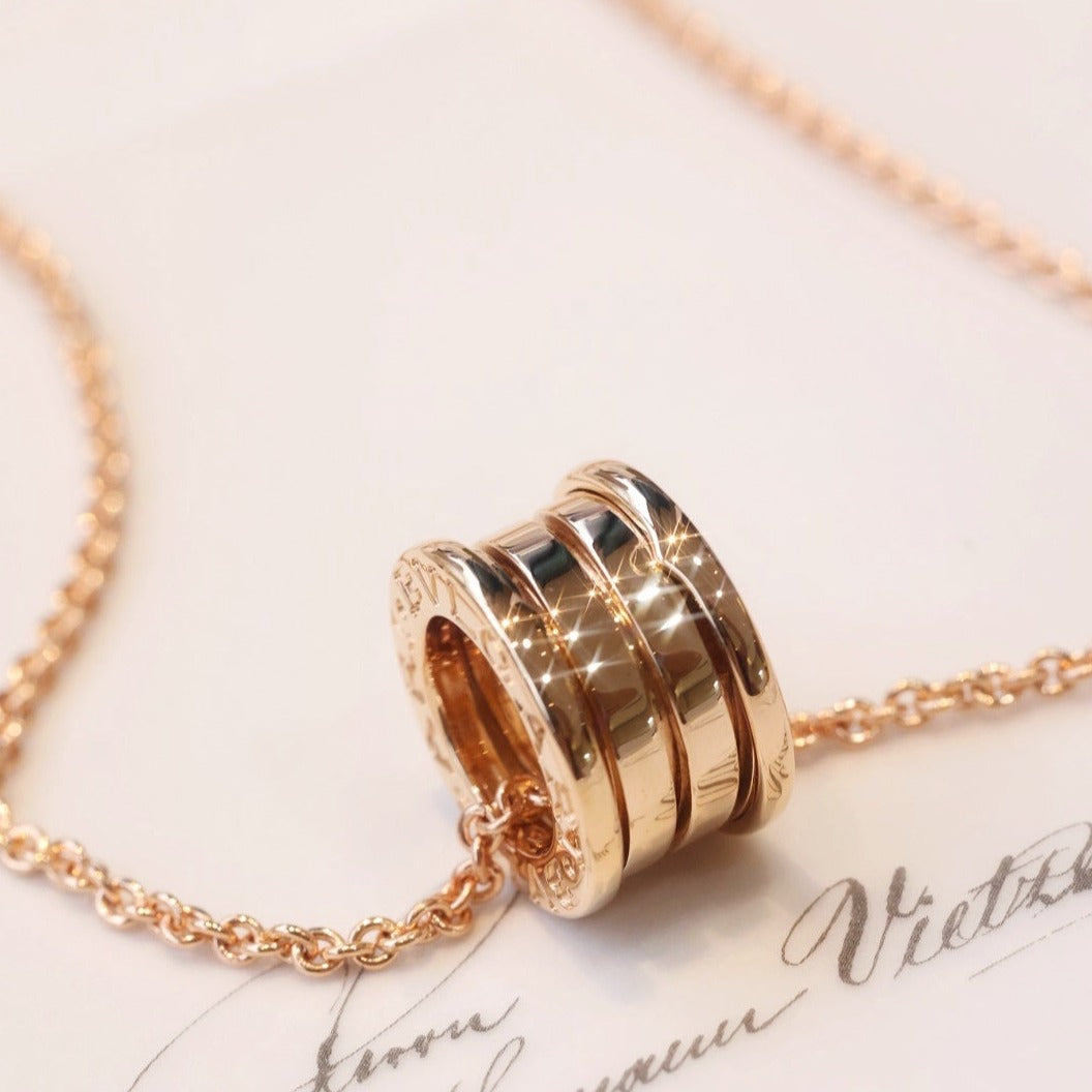 [Polaidi Jewelry]ZERO 1 PINK GOLD NECKLACE