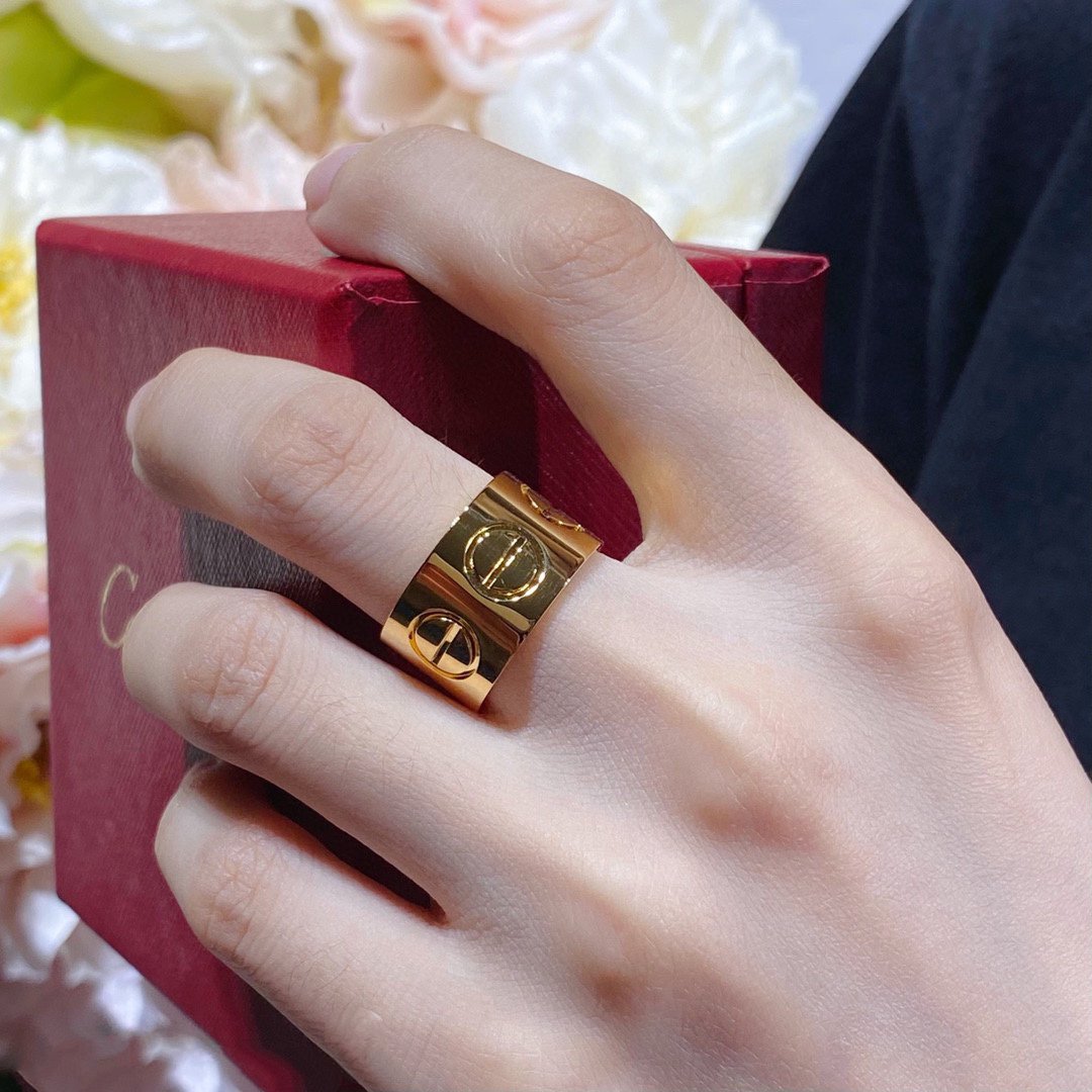 [：Polaidi Jewelry]LOVE 11MM LARGE RING