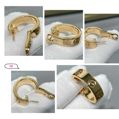 [：Polaidi Jewelry]LOVE 5.5MM EARRINGS