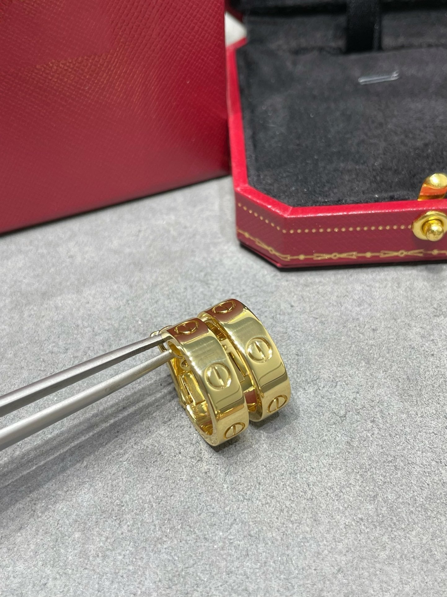 [：Polaidi Jewelry]LOVE 5.5MM EARRINGS