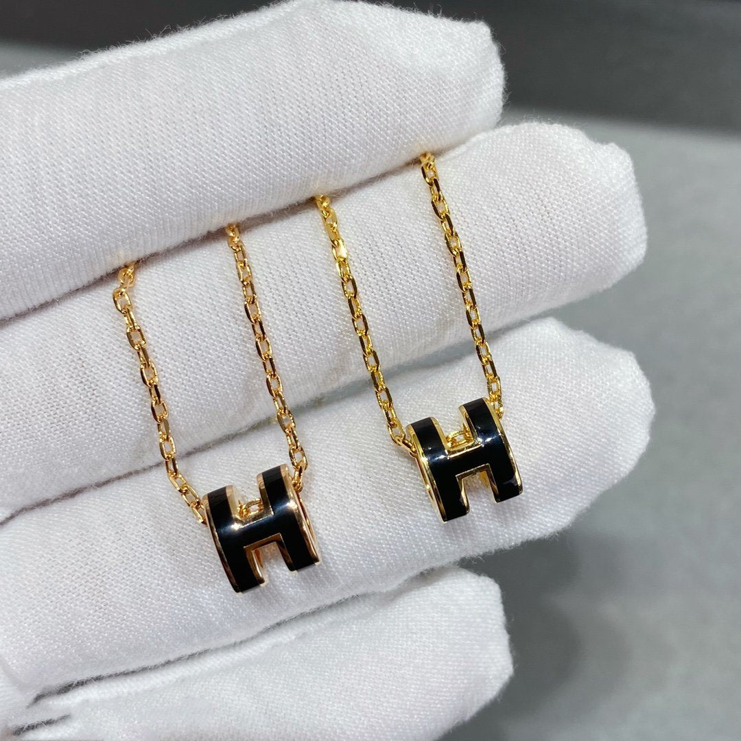 [Polaidi Jewelry]MINI POP H NECKLACE