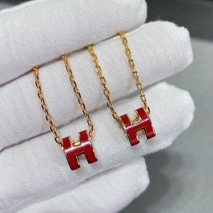 [Polaidi Jewelry]MINI POP H NECKLACE