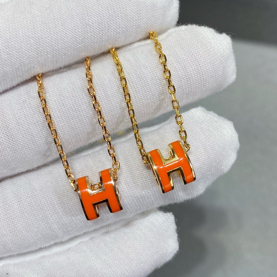 [Polaidi Jewelry]MINI POP H NECKLACE