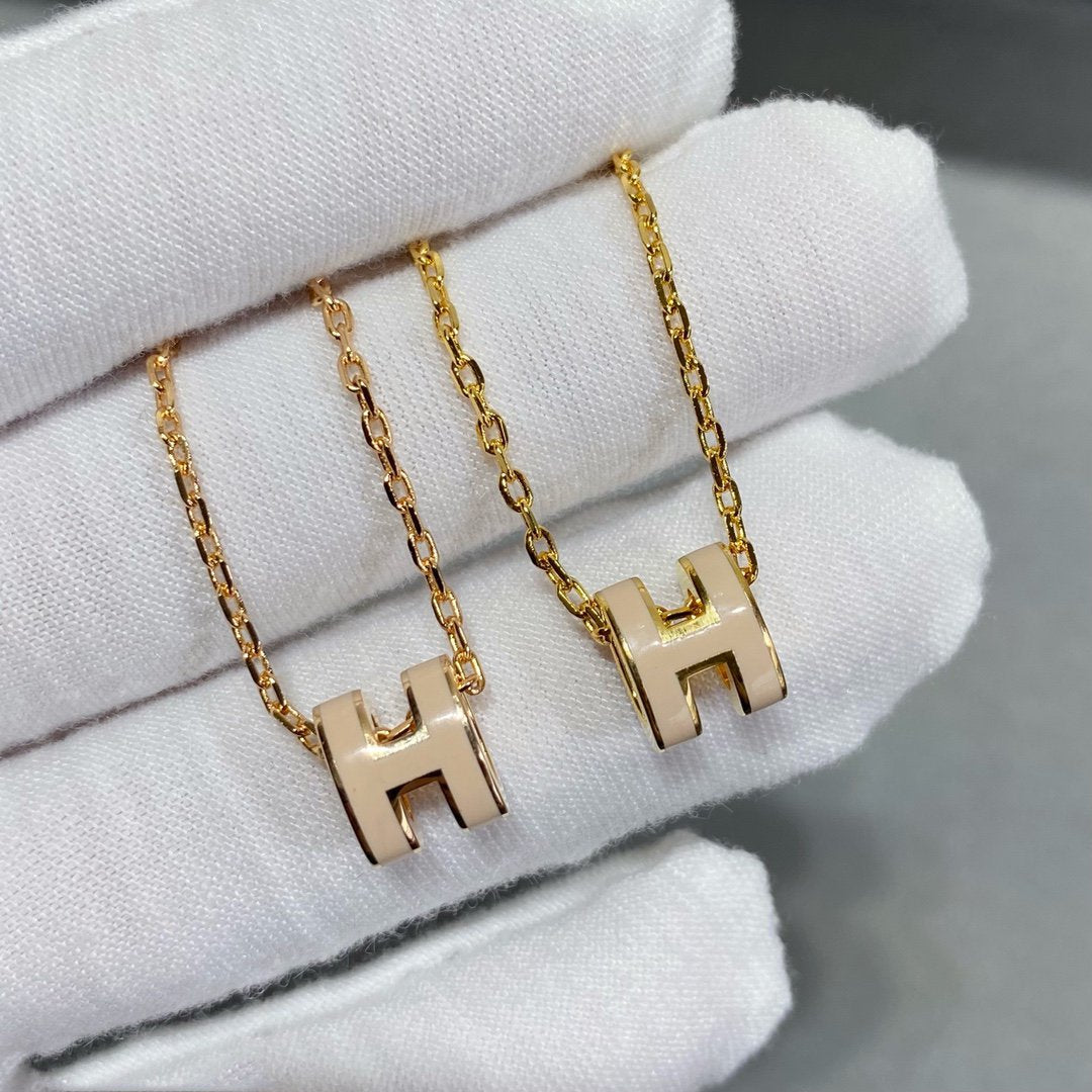 [Polaidi Jewelry]MINI POP H NECKLACE