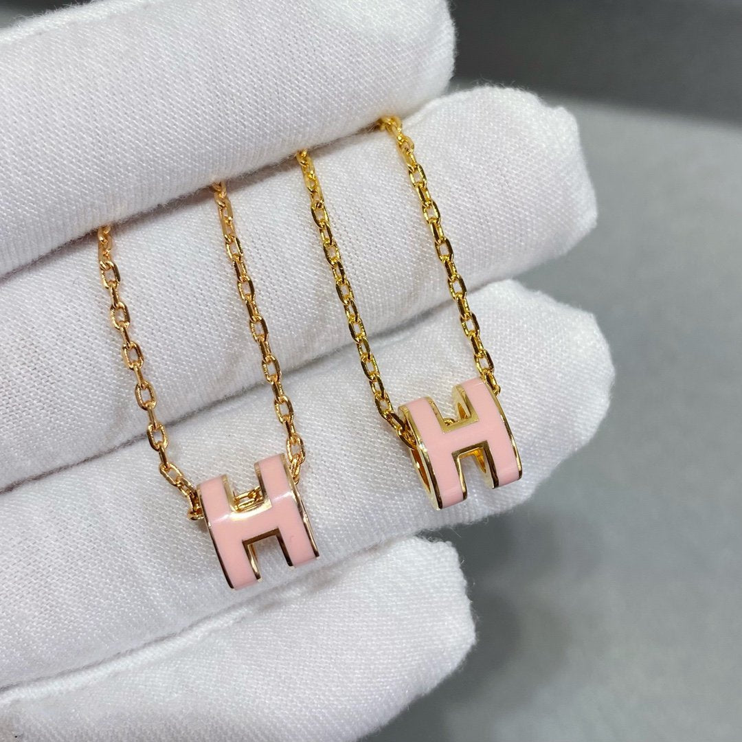 [：Polaidi Jewelry]MINI POP H NECKLACE