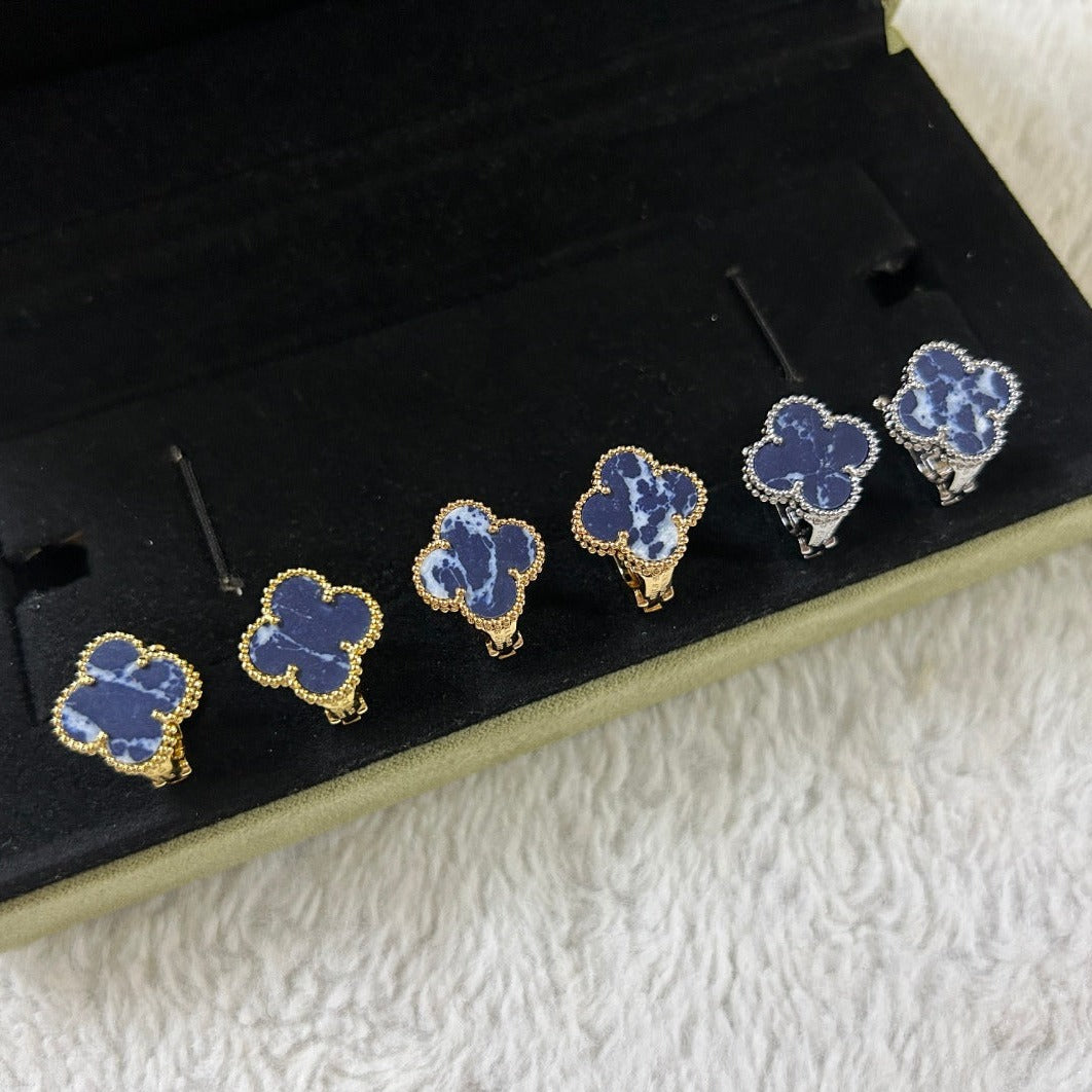 [：Polaidi Jewelry]CLOVER PIETERSITE MEDIUM STUD EARRINGS