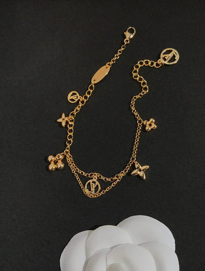 [Polaidi Jewelry]BLOOMING PINK GOLD MOP BRACELET
